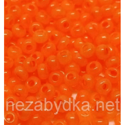 Бісер чеський Preciosa 17889, 10/0, 50 г — помаранчевий