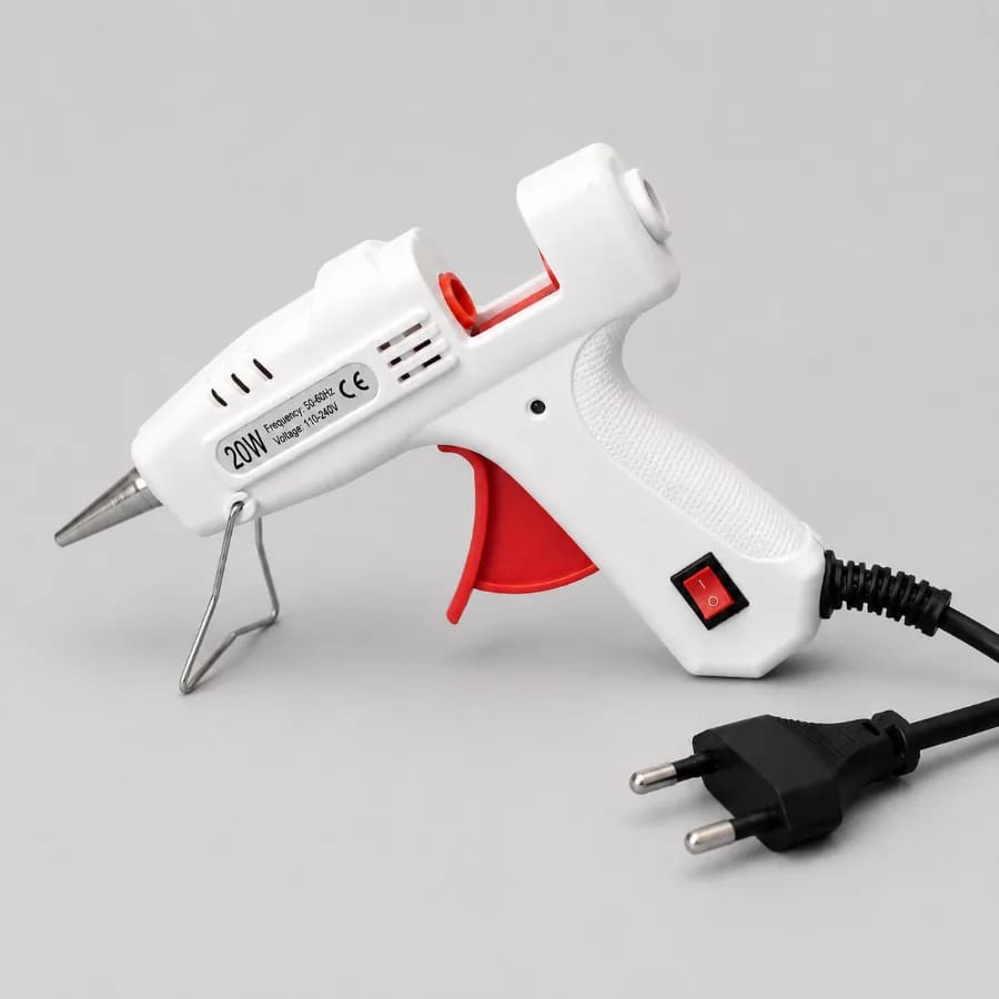 Клейовий пістолет HELI 20W — білий