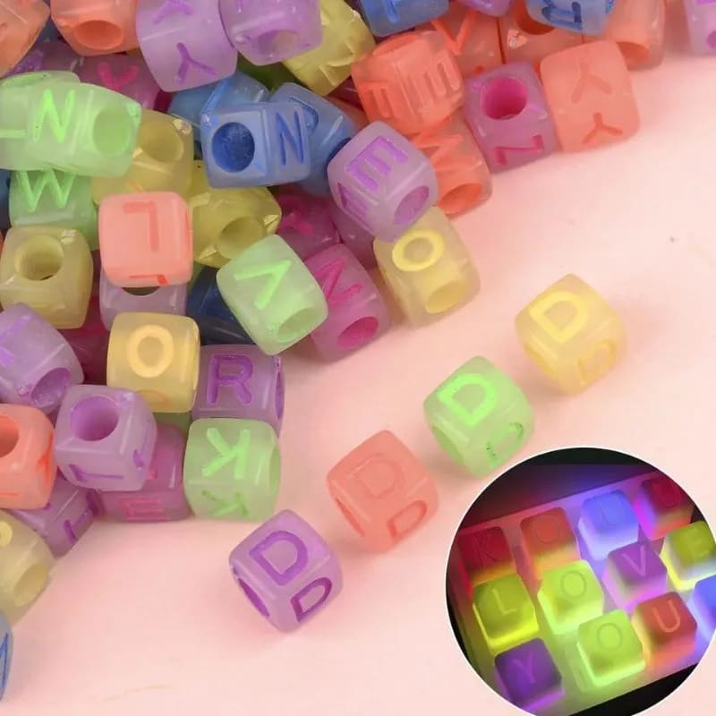 Літери світлонакопичувальні 6*6мм 500г