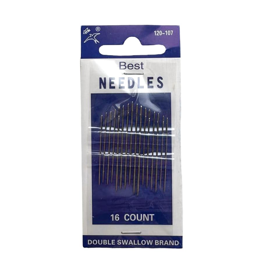 Набор металлических игл для шитья Best Needles, арт.СВ-120/107 (16 игл)