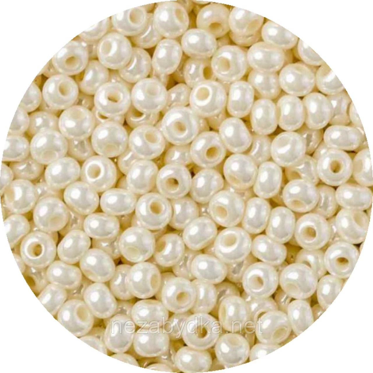 Бісер чеський Preciosa 46113, 10/0, 50 г — бежевий