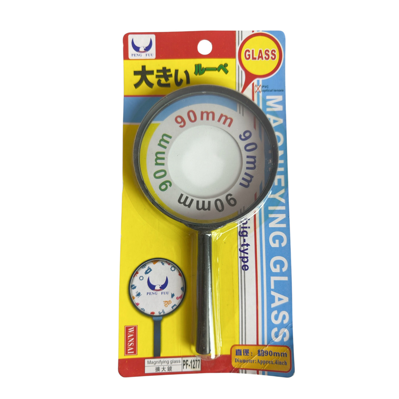Лупа ручна 90mm Peng FUU